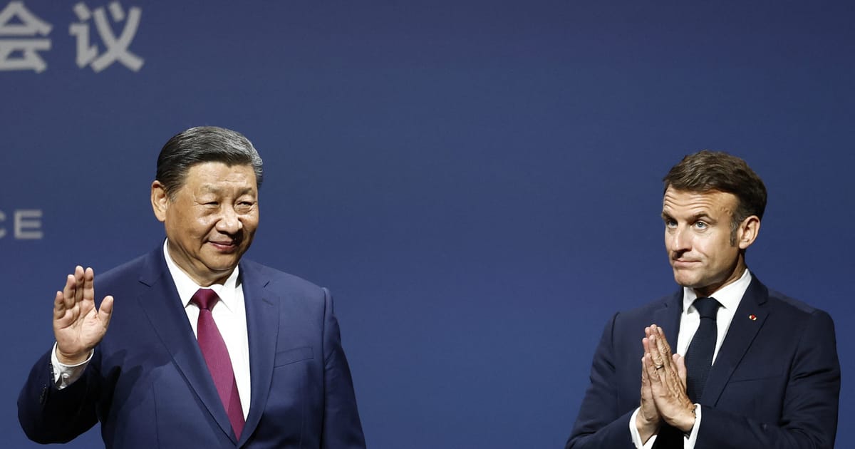 Cognac Macron: lo único que le salió bien a Xi – POLITICO