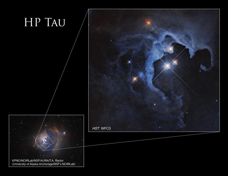 Telescopio espacial HP Tao Hubble