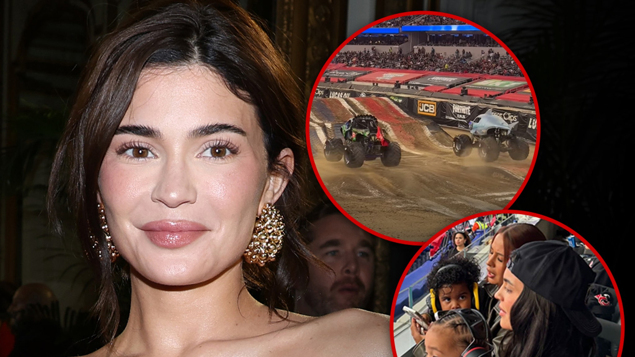 Kylie Jenner y Ayer disfrutan de una dulce cita madre-hijo en el Monster Truck Rally