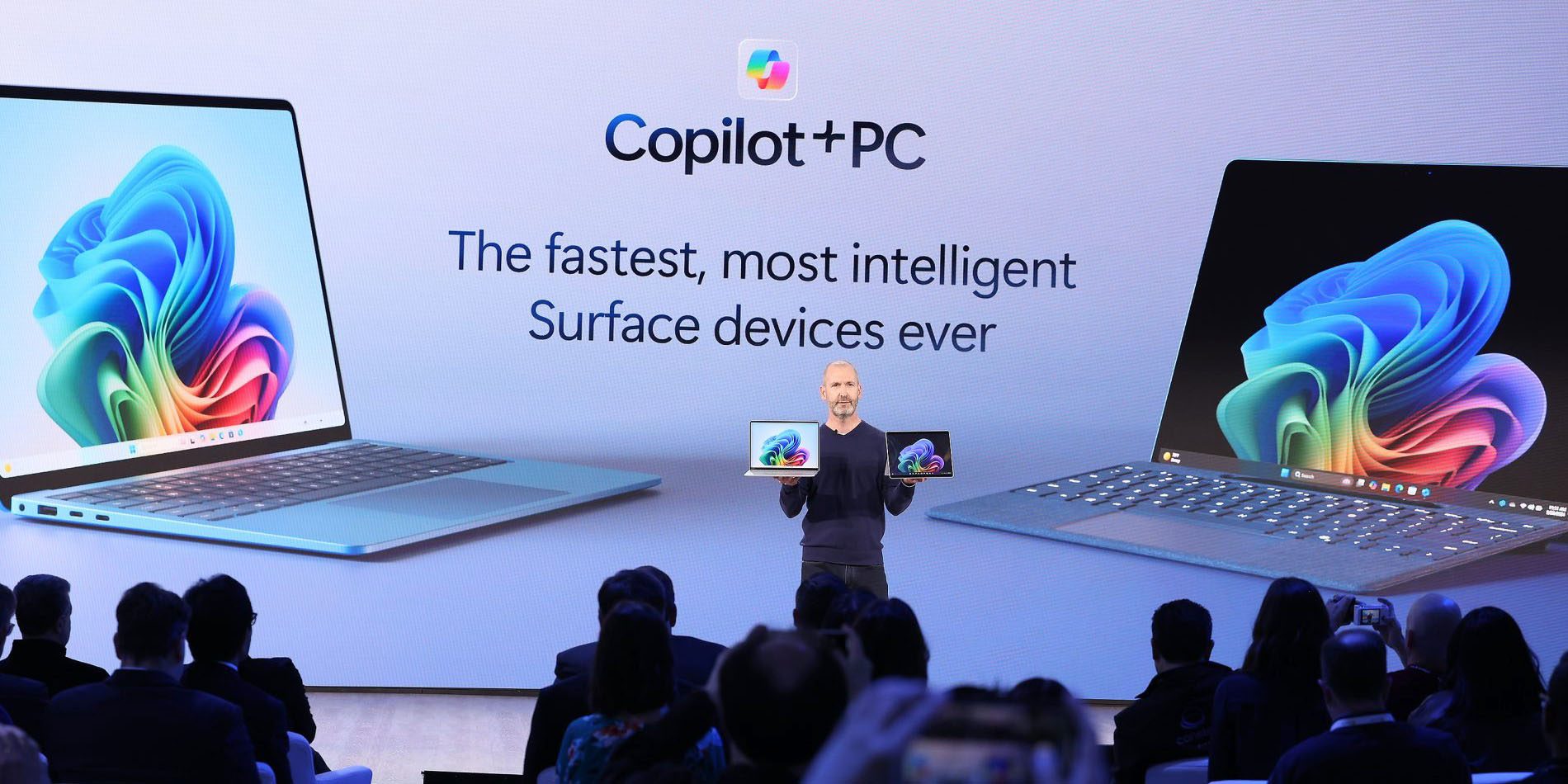 MacBook Air de Microsoft |  Las PC Copilot+ aparecen en el escenario