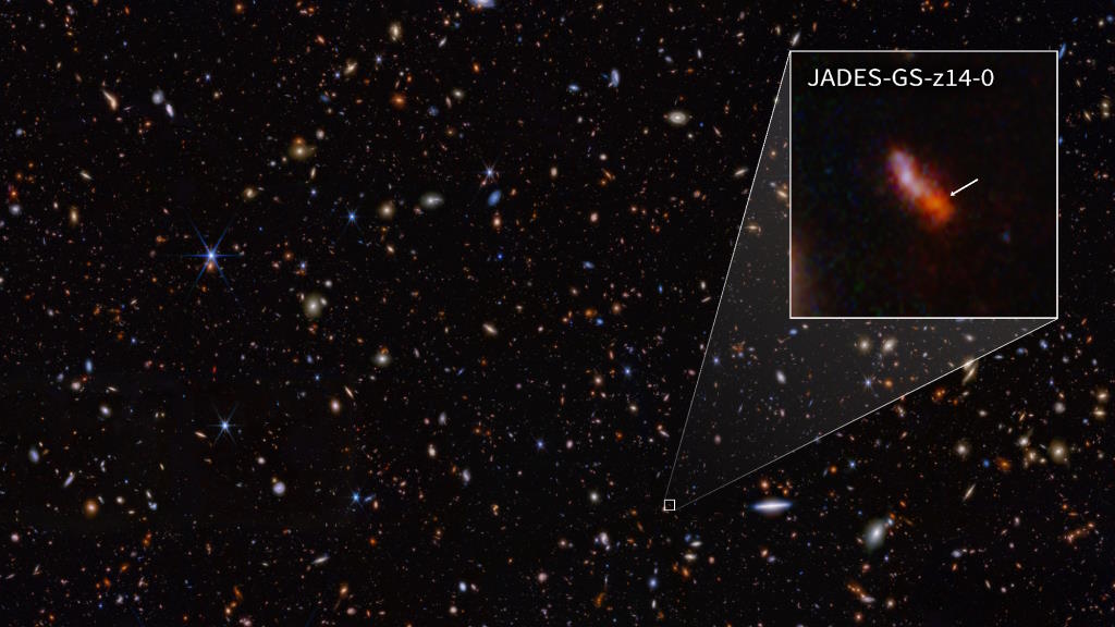 5 grandes lecciones de la nueva galaxia récord JWST