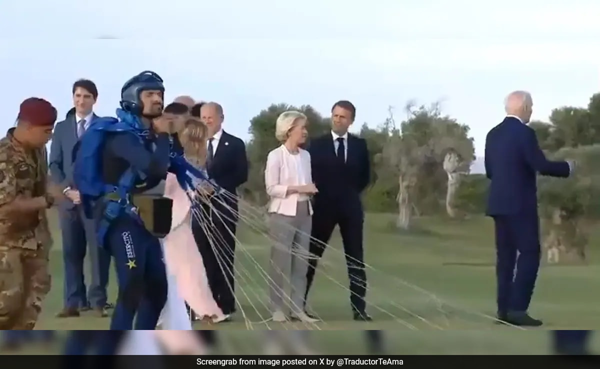 Los momentos incómodos de Biden con Giorgia Meloni, líderes mundiales del G7