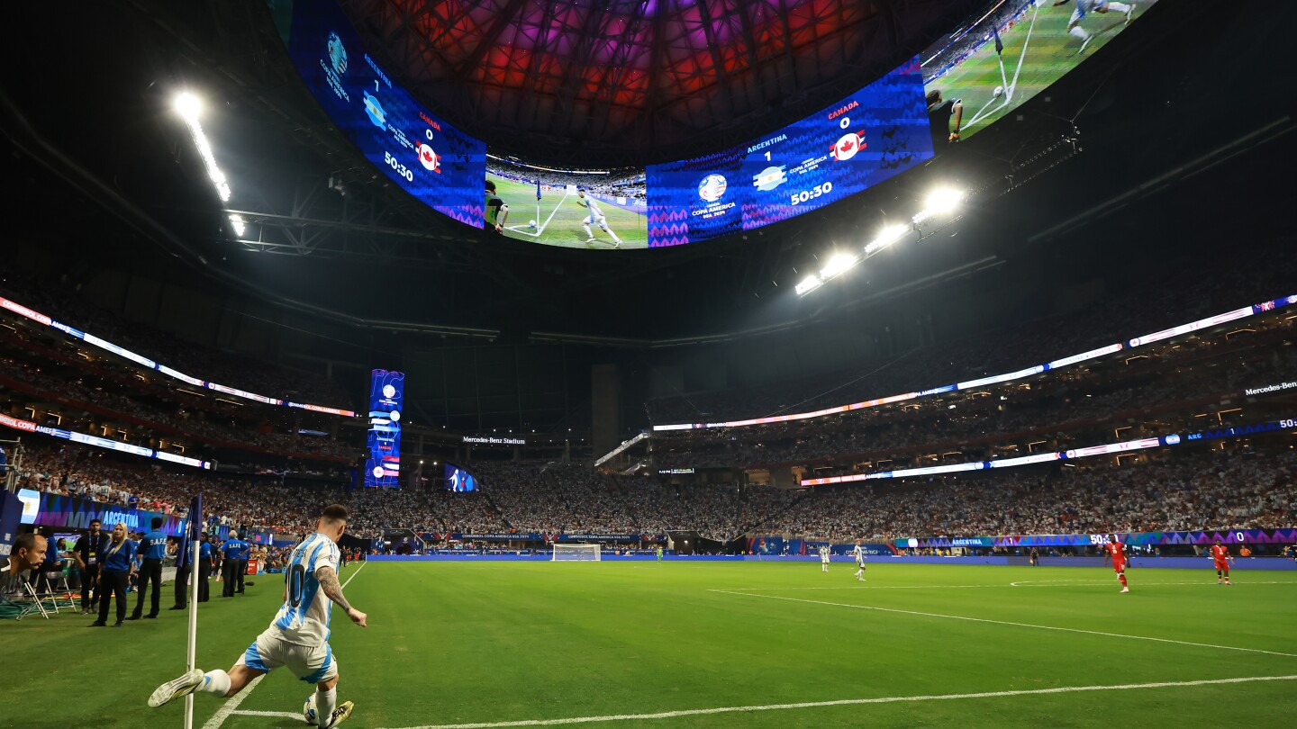 El césped del Falcons Stadium para la Copa América genera críticas