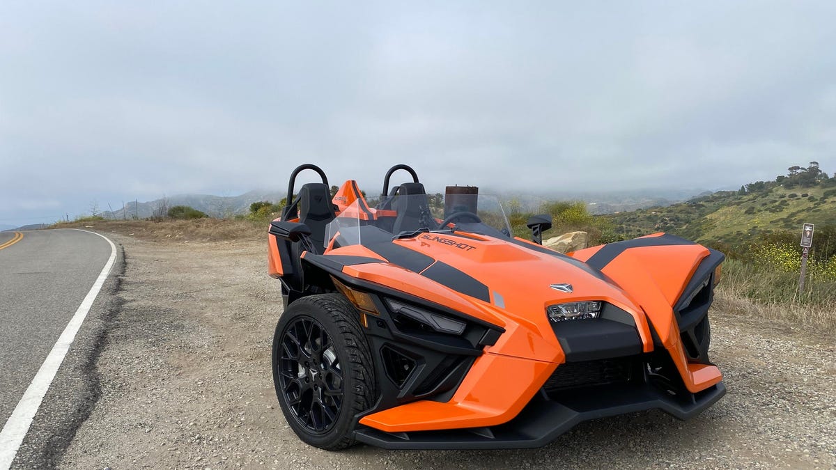 Conducir el Polaris Slingshot fue tan molesto que activó el monitor de estrés de mi rastreador de ejercicios