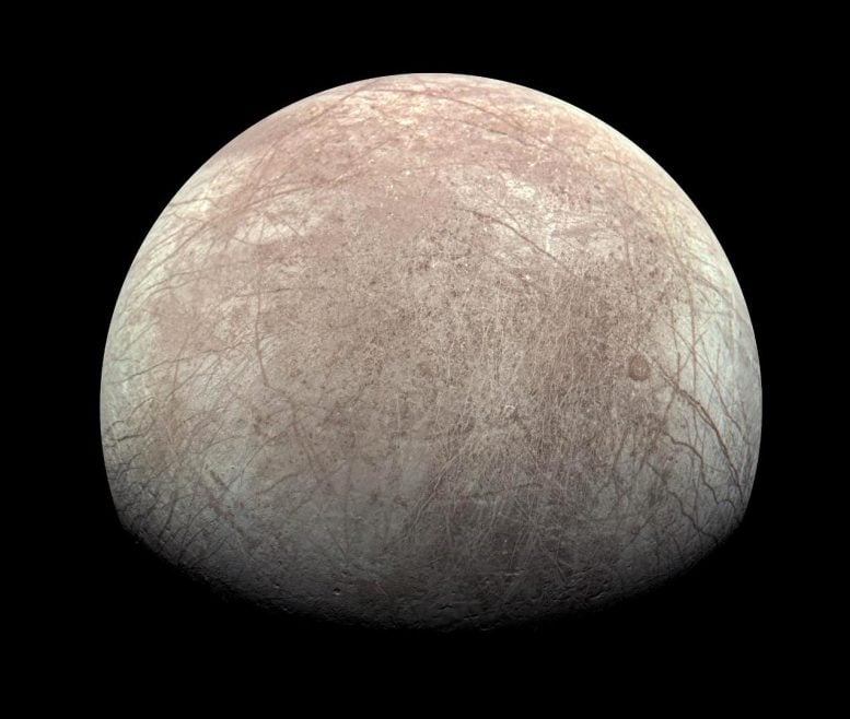 La luna helada de Júpiter, Europa JunoCam