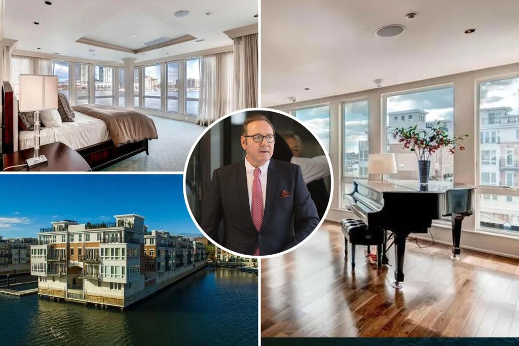 La casa de Kevin Spacey en Baltimore se subasta por 3,24 millones de dólares