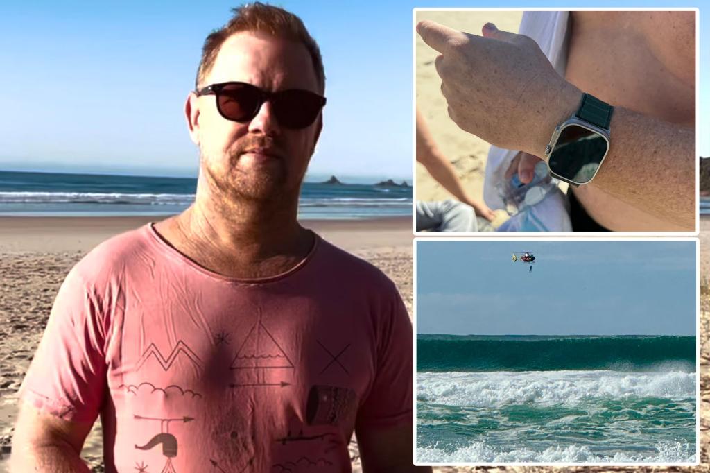 Un surfista que fue arrastrado al mar se salvó gracias al Apple Watch