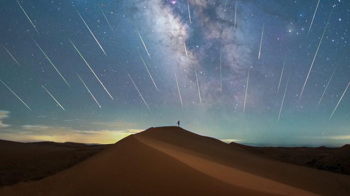 Meteoros Perseidas en Mongolia Interior