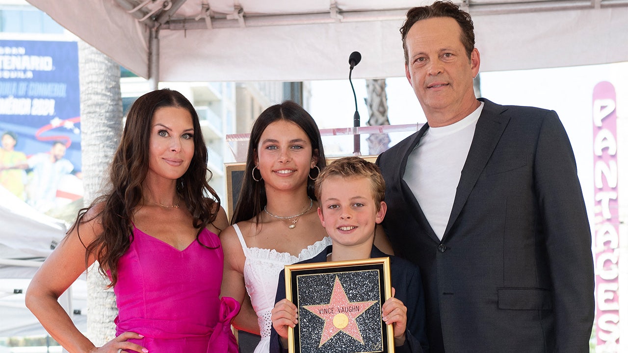 Vince Vaughn hace una rara aparición con niños en el Paseo de la Fama de Hollywood: ‘Lo más importante del mundo’