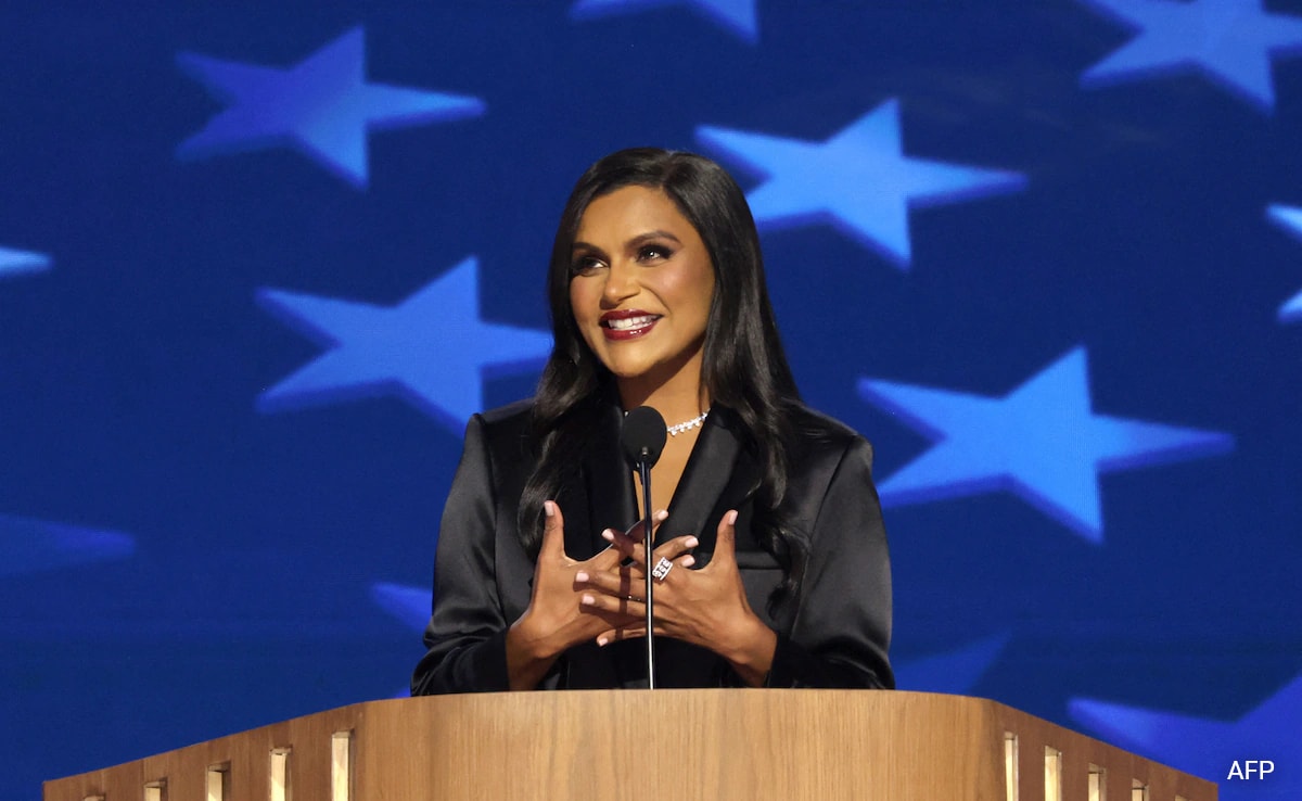 La actriz Mindy Kaling apoya a Kamala Harris y comparte una conmovedora historia