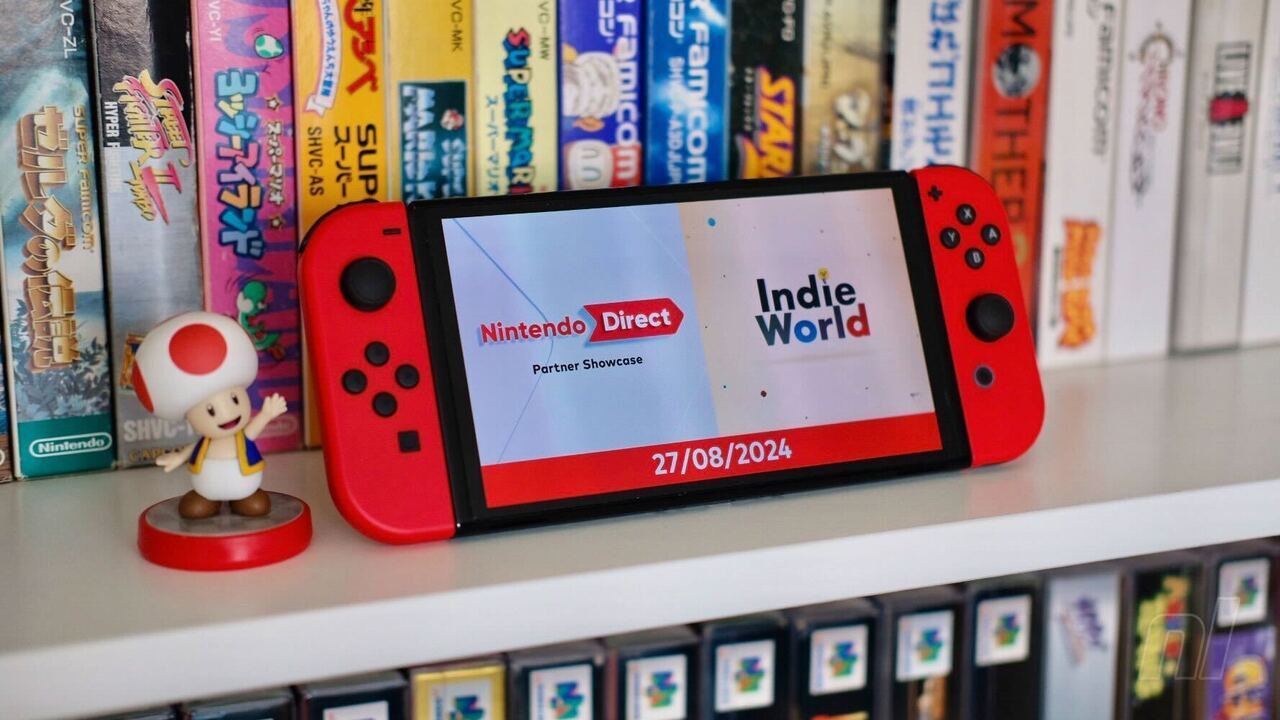 El evento Nintendo Direct Partner Showcase y Indie World se anunció para el 27 de agosto de 2024