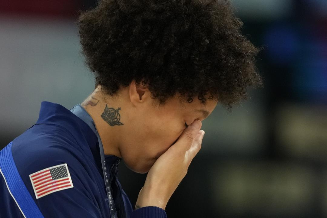 Brittany Griner no pudo contener las lágrimas