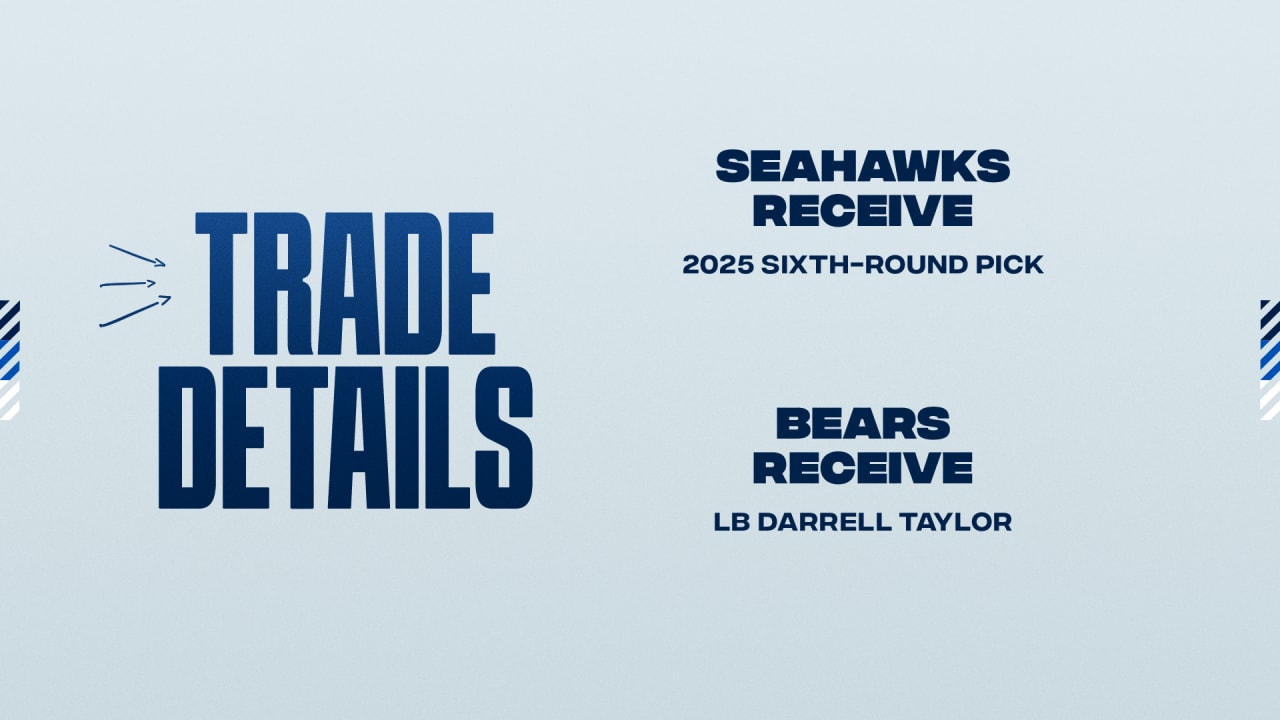 Los Seattle Seahawks cambian al apoyador externo Darrell Taylor a los Bears