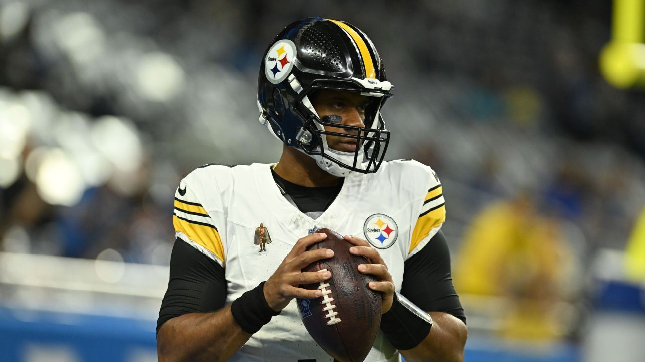 Los Steelers seleccionan a Russell Wilson en lugar de Justin Fields como mariscal de campo titular