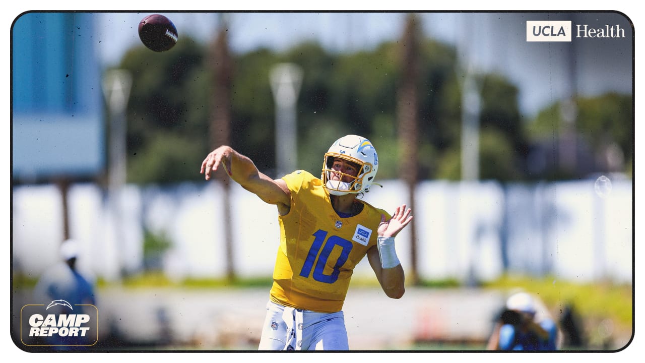 Por qué Justin Herbert lució mágico en el entrenamiento del miércoles